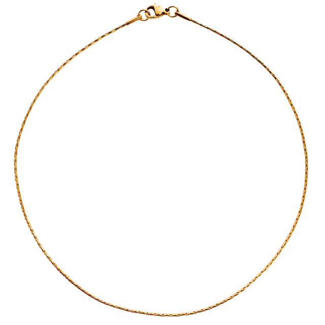 Esther Long Box Chain Choker Necklace - HoneyBug 
