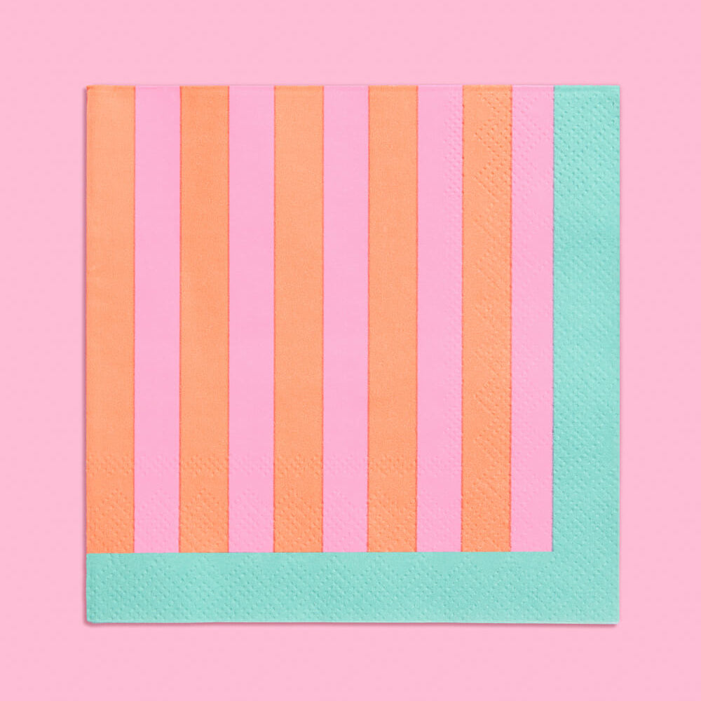 Pool Party Napkins - 24 paper napkins
