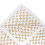 Cotton Muslin Quilted Throw - Adobe Checker - HoneyBug 