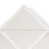 Cotton Muslin Quilted Throw - Tan Gingham - HoneyBug 