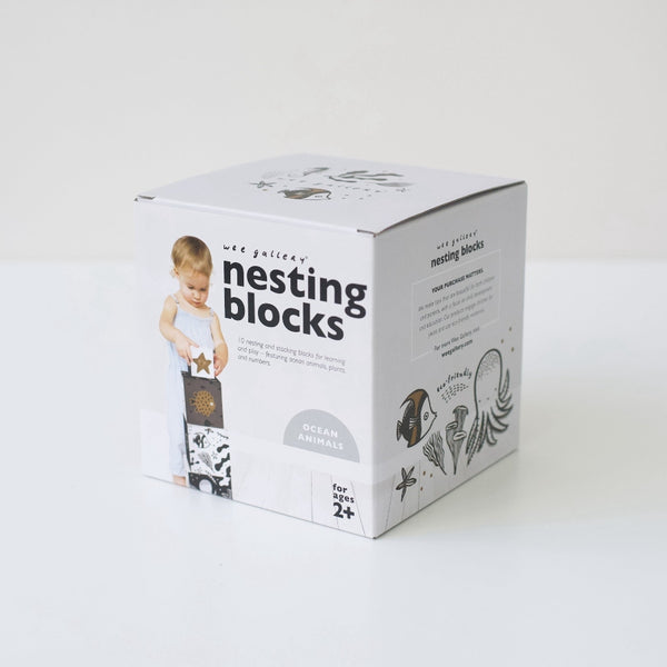 Nesting Blocks - Ocean Animals - HoneyBug 