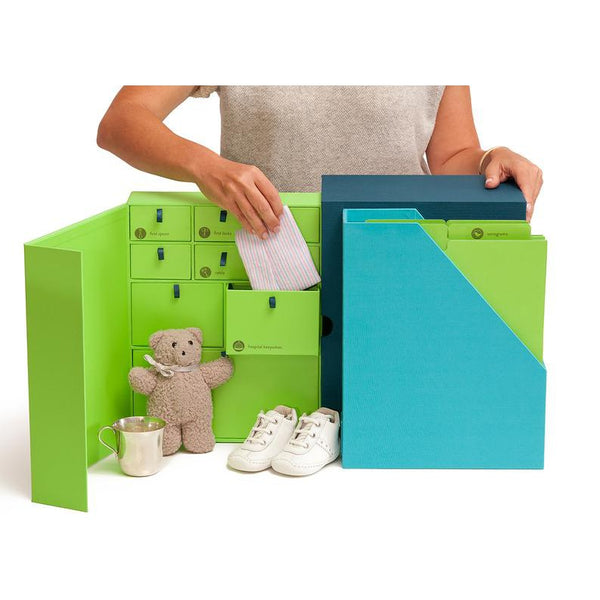 Baby Deluxe & School Years Keepsake Box Gift Set by Savor - HoneyBug 