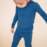Organic Cotton 2-Piece Set - Ocean Blue - HoneyBug 