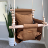 Organic Cotton Indoor High Back Swing Toffee