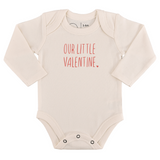 long sleeve graphic bodysuit | little valentine - HoneyBug 