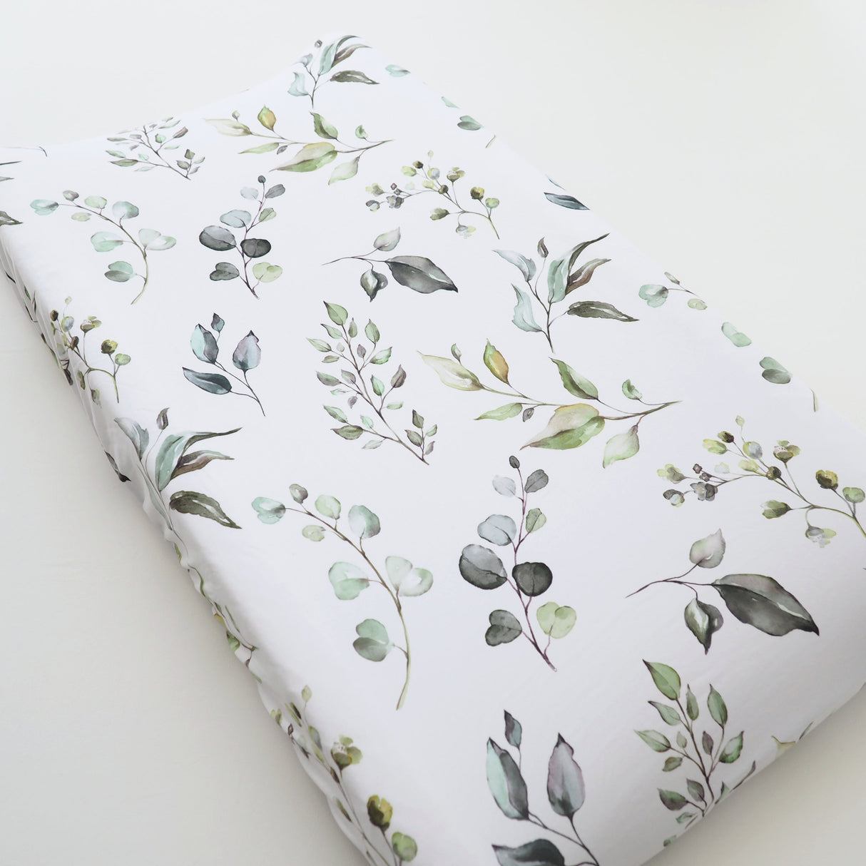 Changing Pad Cover - Eucalyptus - HoneyBug 