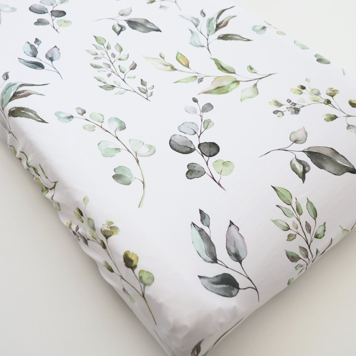 Changing Pad Cover - Eucalyptus - HoneyBug 