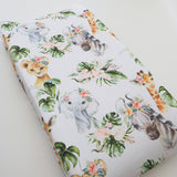 Changing Pad Cover- Africa Animals - HoneyBug 