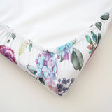 Changing Pad Cover - Blue Floral - HoneyBug 
