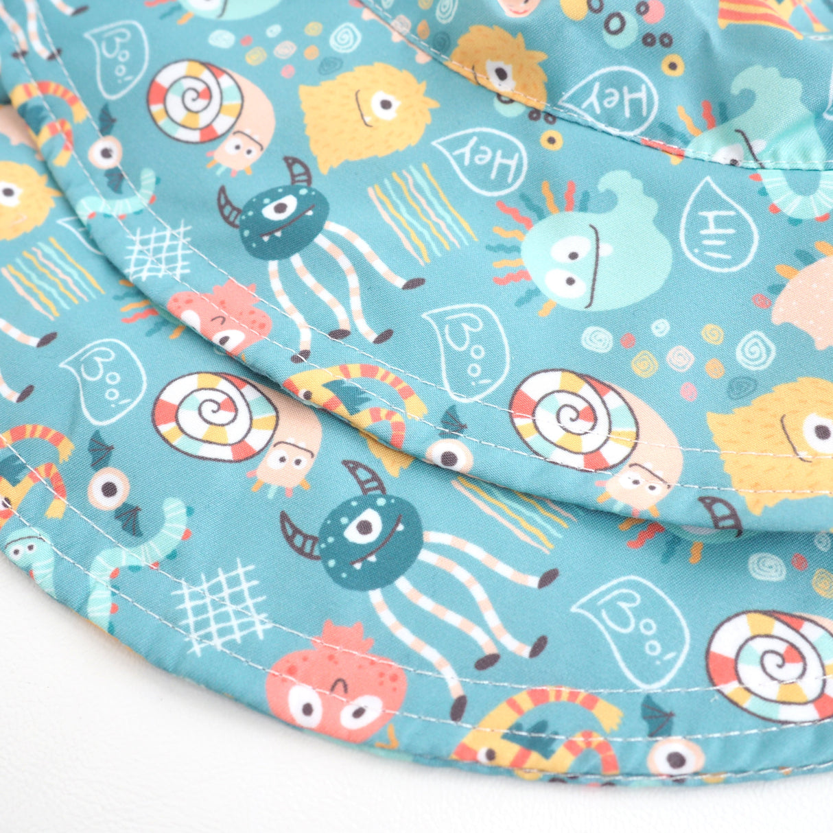 Baby & Kid Sun Hat - Monster Party - HoneyBug 