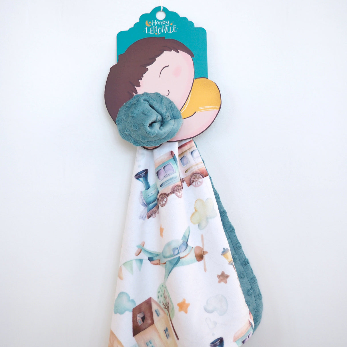 Mini Minky - Airplane & Train - HoneyBug 