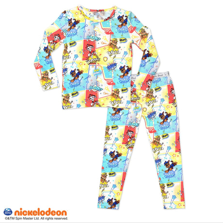 PAW Patrol: Comic Boy Pups Bamboo Kids Pajamas - HoneyBug 