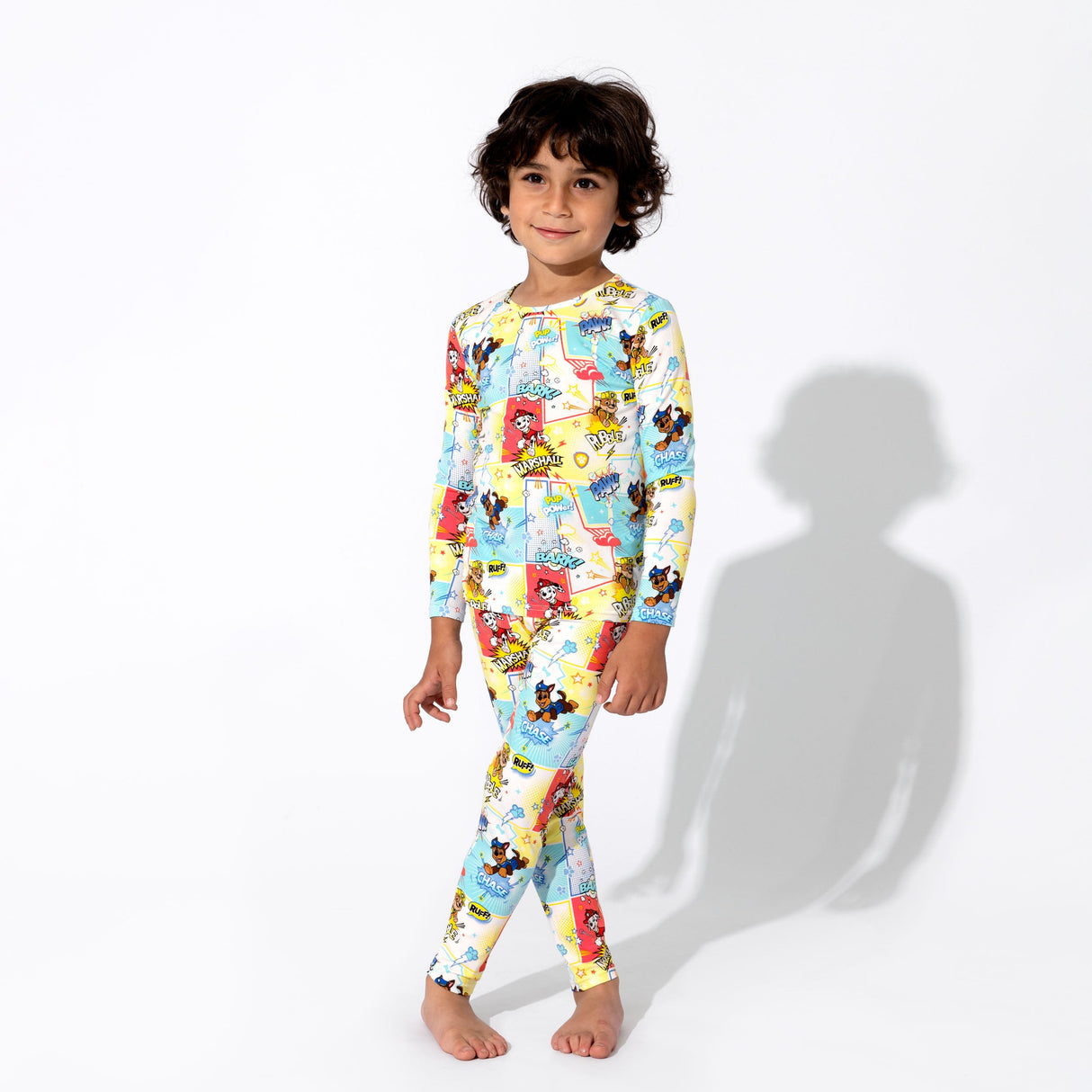 PAW Patrol: Comic Boy Pups Bamboo Kids Pajamas - HoneyBug 