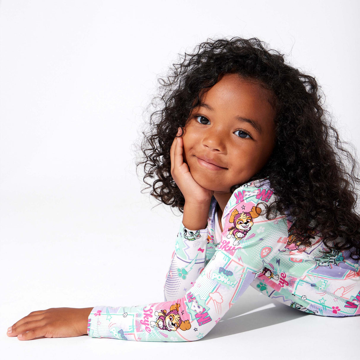 PAW Patrol: Comic Girl Pups Bamboo Kids Pajamas - HoneyBug 