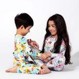 PAW Patrol: Comic Girl Pups Bamboo Kids Pajamas - HoneyBug 