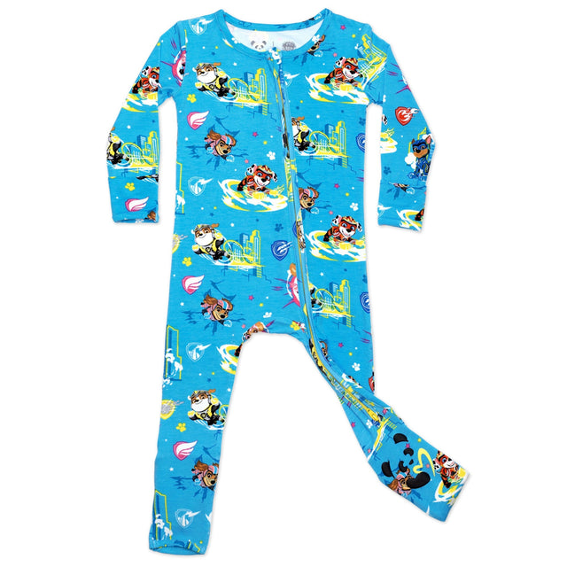 PAW Patrol: The Mighty Movie - Mighty Pups Bamboo Convertible Footie - HoneyBug 