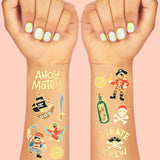 Ahoy Matey! Tats - 44 foil temporary tattoos