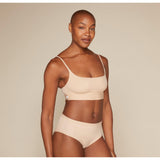Bliss Scoop Bralette - Beige - HoneyBug 