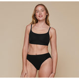Bliss Scoop Bralette - Black - HoneyBug 