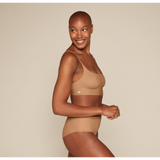 Bliss Scoop Bralette - Tan - HoneyBug 