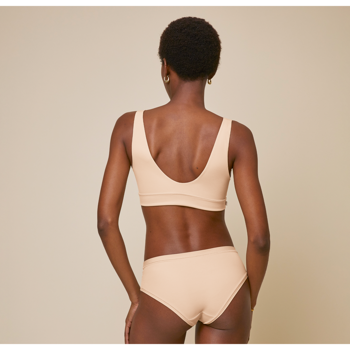 Bliss Bralette - Beige - HoneyBug 