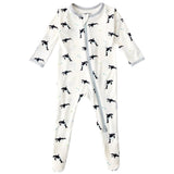 Orca Zippered Footie - HoneyBug 