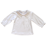 White Peter Pan Top - HoneyBug 