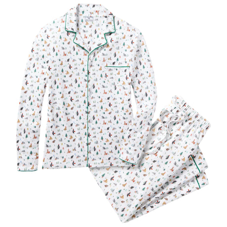 Men's Pima Pajama Set in Merry Meow - HoneyBug 