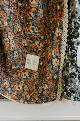 Venetian Floral + Autumn Bloom Lace Muslin Quilt - HoneyBug 