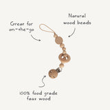 Silicone Pacifier Clip | Mila - HoneyBug 