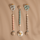 Pacifier Clip - Muted Clay - HoneyBug 