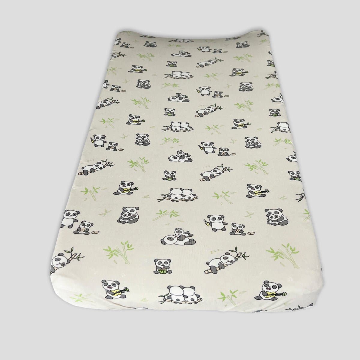 Panda Bamboo Changing Pad Cover - HoneyBug 