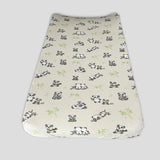 Panda Bamboo Changing Pad Cover - HoneyBug 