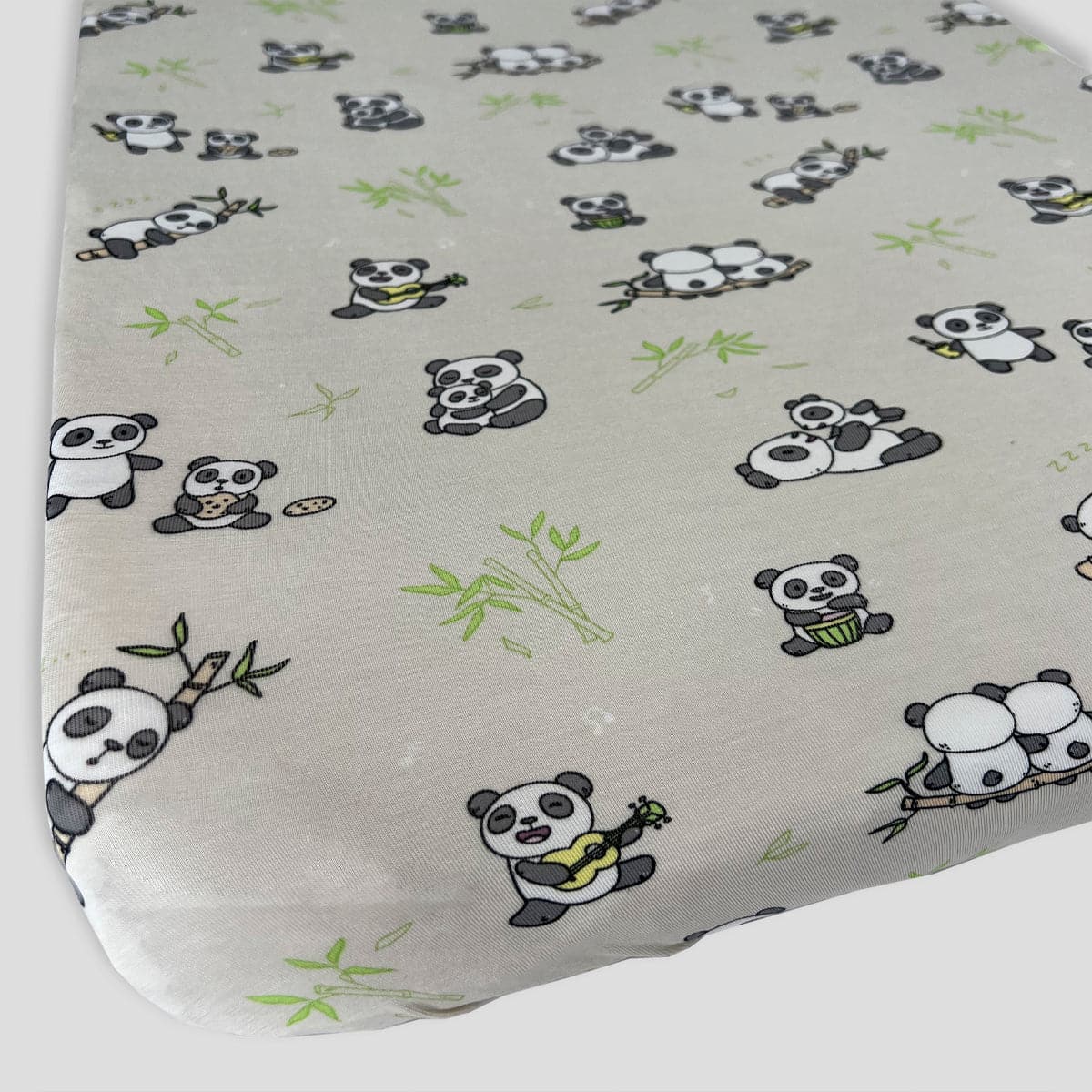 Panda Bamboo Changing Pad Cover - HoneyBug 