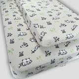 Panda Bamboo Changing Pad Cover - HoneyBug 