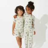 Panda Bamboo Kids Pajama Short Set - HoneyBug 