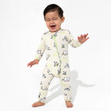 Panda Bamboo Convertible Footie - HoneyBug 
