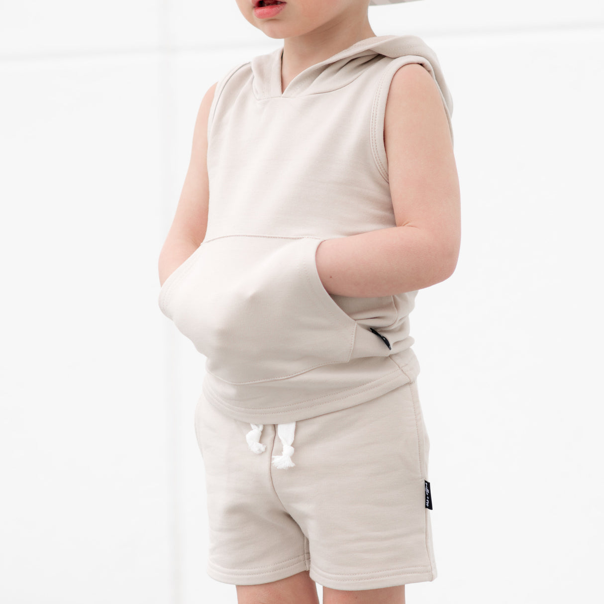 BAMBOO HOODIE TANK- Clay - HoneyBug 