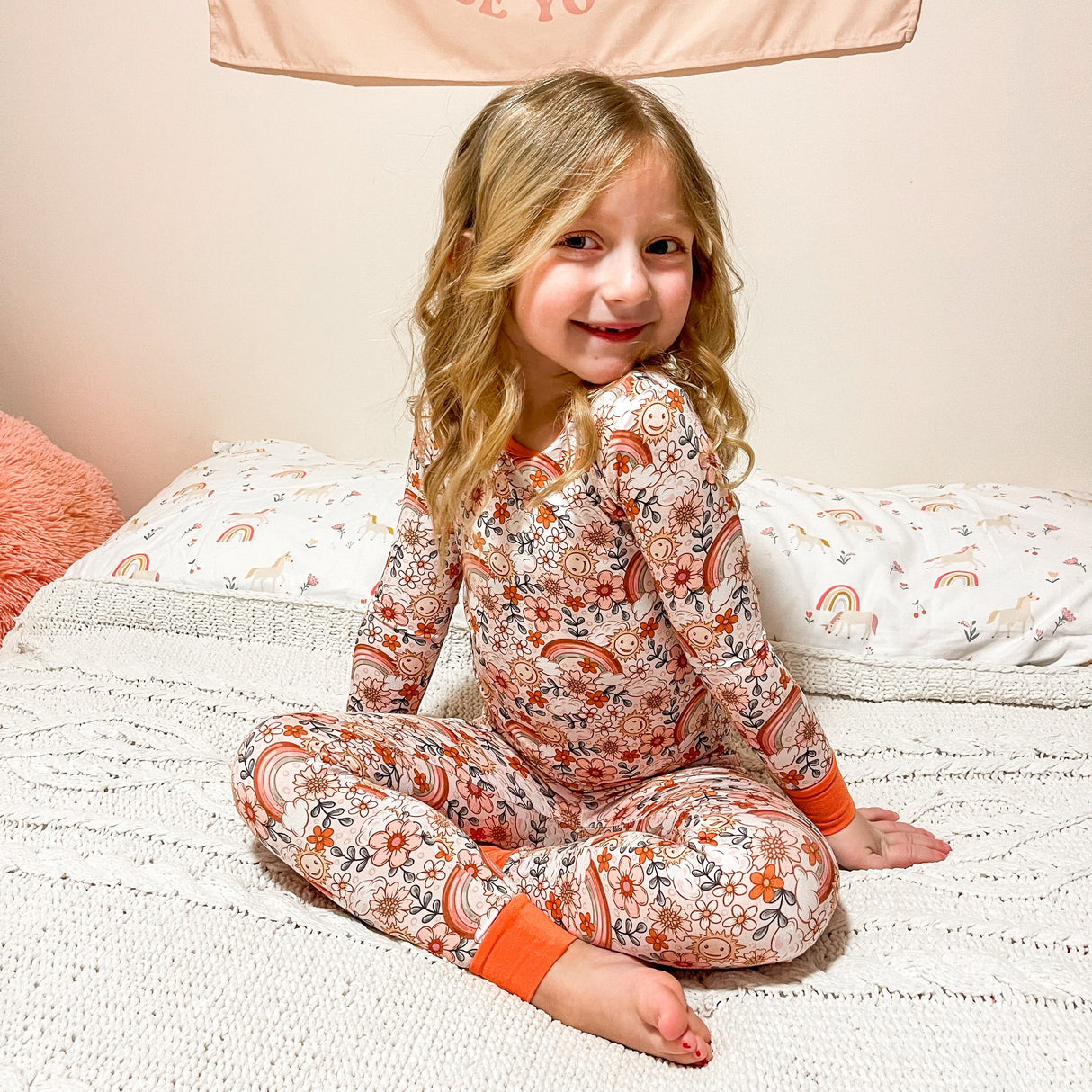 LONG SLEEVE 2 PIECE SETS- Happiness - HoneyBug 