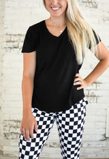 MAMA V-NECK- Midnight - HoneyBug 