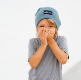 BAMBOO CUFF BEANIE- Slate - HoneyBug 