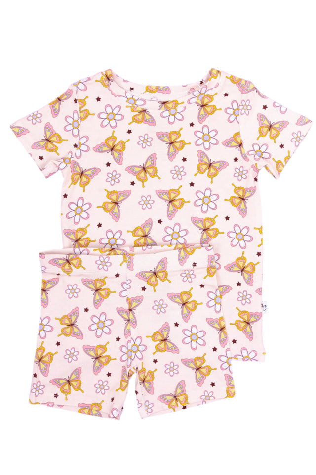 BLOSSOMIN' BUTTERFLY DREAM SHORT SET - HoneyBug 