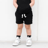 BAMBOO JOGGER SHORTS- Midnight Black - HoneyBug 