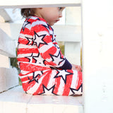 LONG SLEEVE 2 PIECE SETS- Stars + Stripes - HoneyBug 