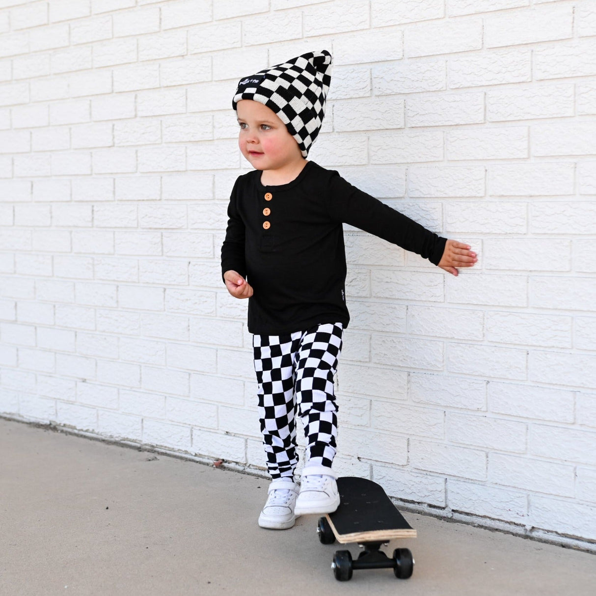 HENLEY LONG SLEEVE- Midnight - HoneyBug 