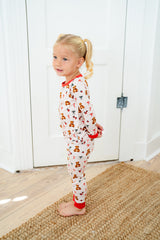 Teddy Bear Christmas | Two Piece Set - HoneyBug 