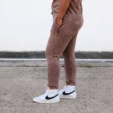 MAMA JOGGERS- Bark Snow Wash - HoneyBug 