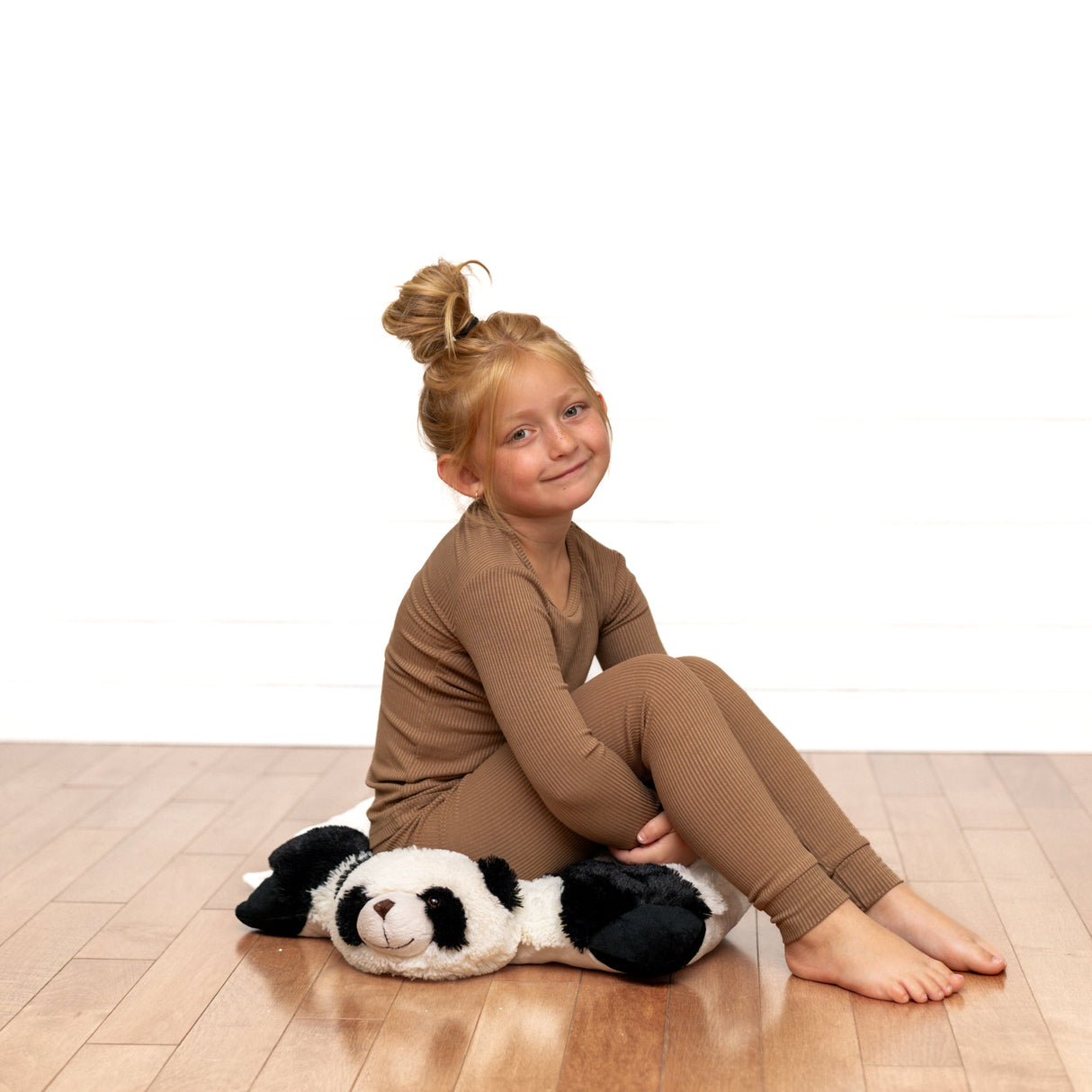 LONG SLEEVE 2 PIECE SETS- Mocha Ribbed - HoneyBug 