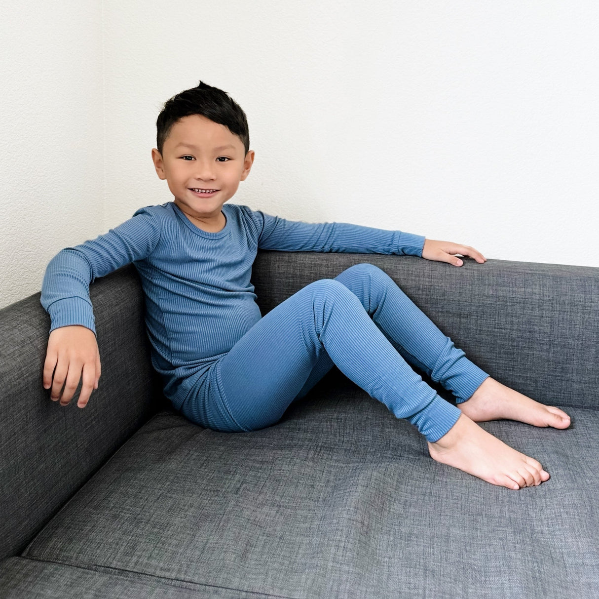 LONG SLEEVE 2 PIECE SETS- Arctic Ribbed - HoneyBug 