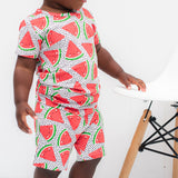 TWO PIECE SHORTIE SET- Kawaii Watermelon - HoneyBug 